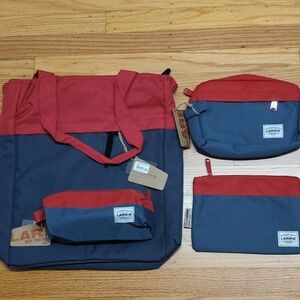 4 in 1 Set Red and Blue Bag Set